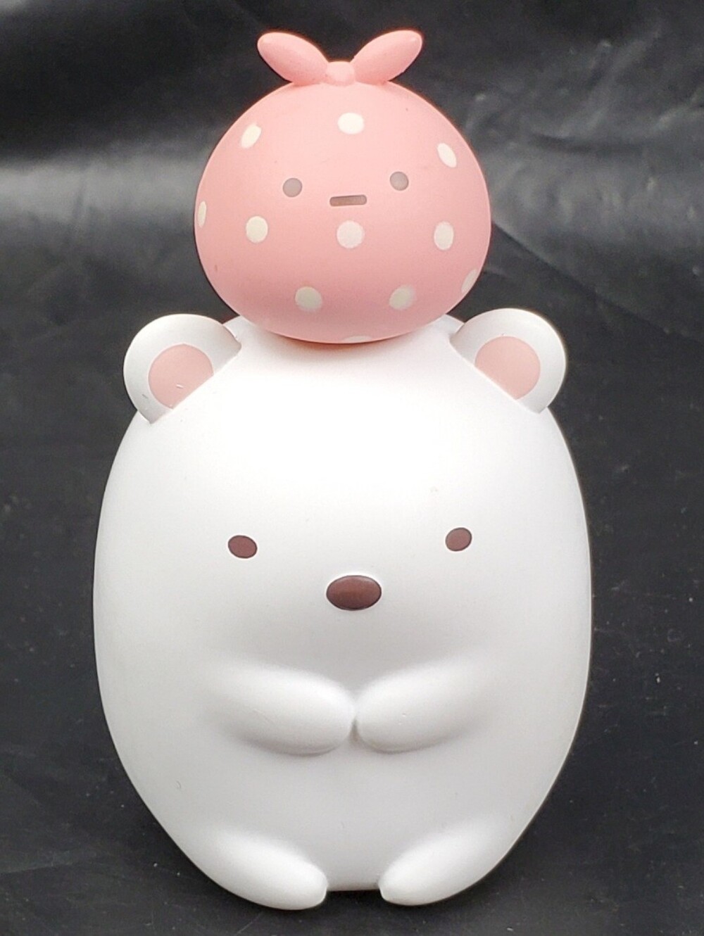 San-X Sumikko Gurashi Shirokuma Polar Bear & Furoshiki LOOSE Figures - GUC